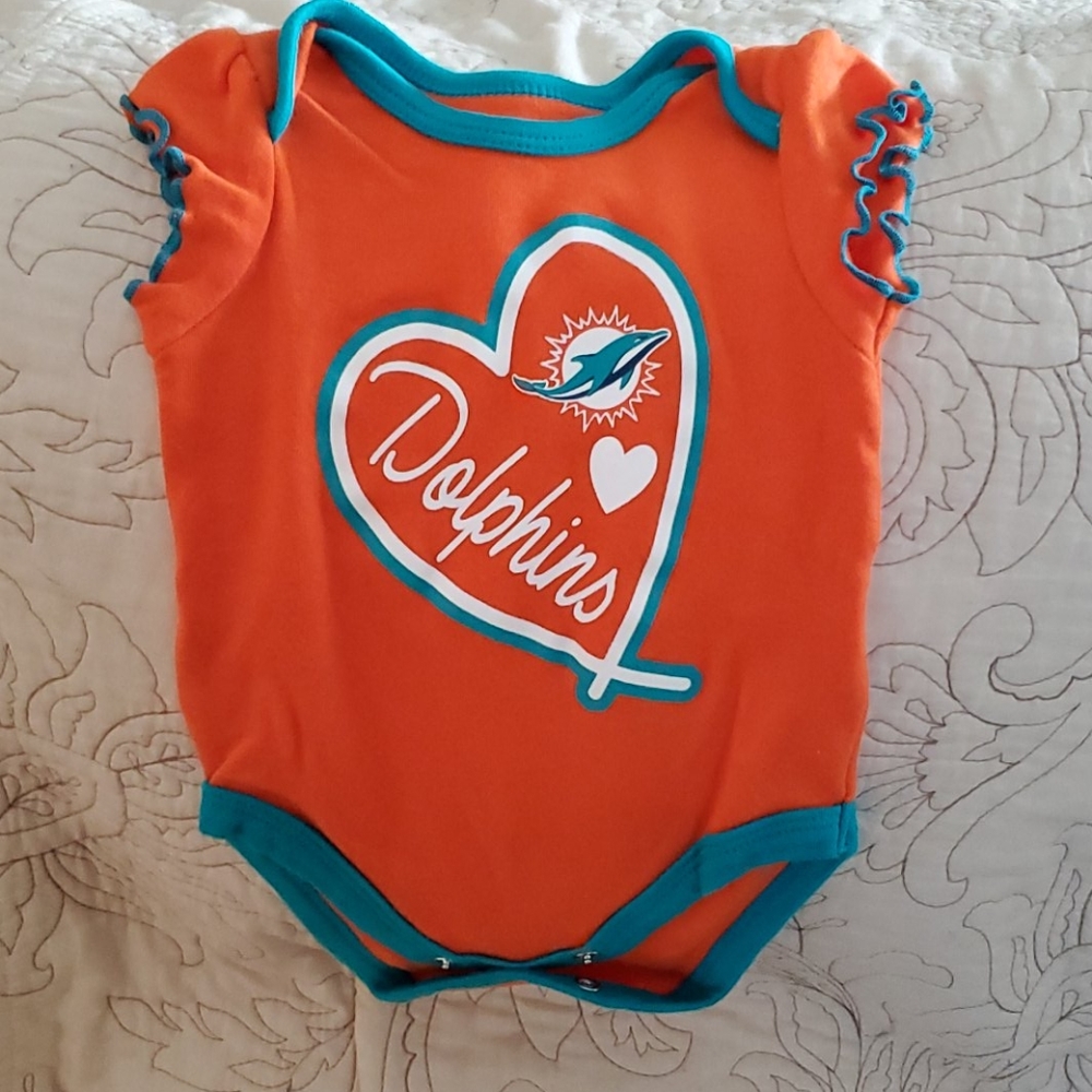 Miami Dolphins onesie